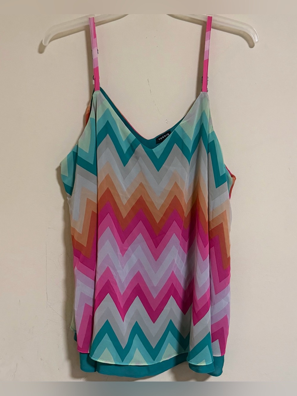 Torrid Sophie Chevron Size 3X Multicolored Tank Top